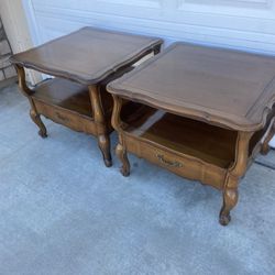 2. Antique French Provincial Tables