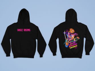 Sweet Dreams Freddy Krueger Graphic Hoodie