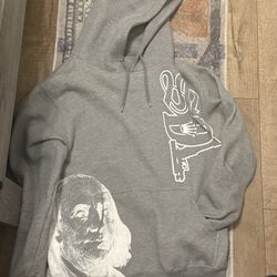 S Sdl Grey Hoodie $90