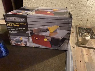Electric 7” Wet Saw. NEW IN SEALD BOX