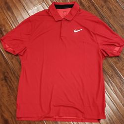 Nike Men's Tiger Woods TW Tech Pique Dri-FIT Golf Polo Large DR5314-687
