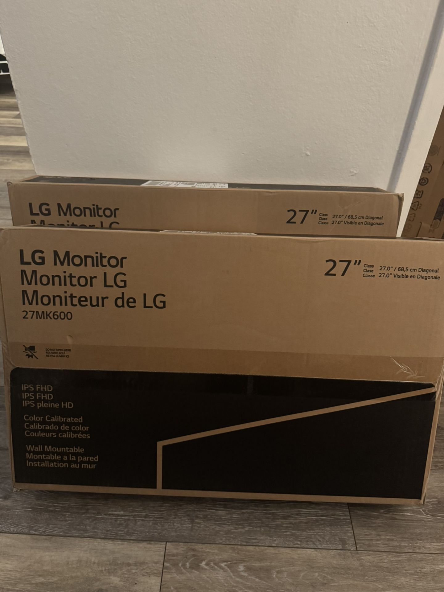 LG 27" Desktop Computer Monitor Brand New