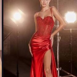 Ladivine Prom Dress Red