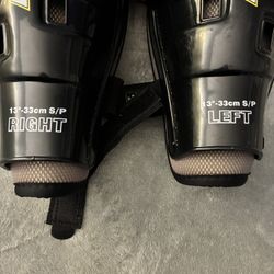 Bauer Impact 500 Shin Guards 13 Inch Like New