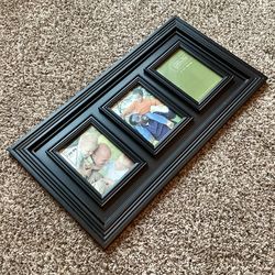 Wooden 3 5x7 Openings Picture Frame
