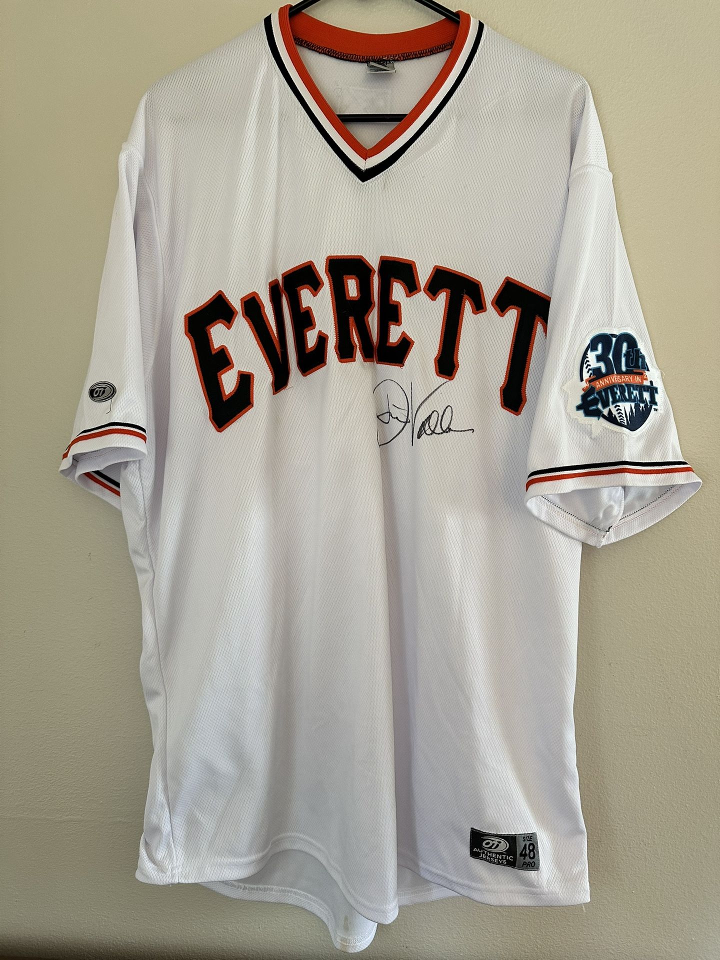 Everett Aquasox Pro Player Jersey Size 48