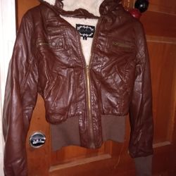 Brown Leather Jacket 