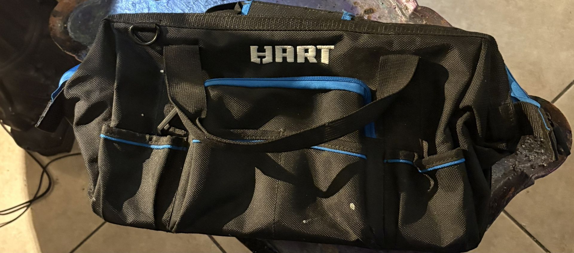 16-inch Hard Bottom Tool Bag Waterproof Base Portable Storage Bag Durable Garage