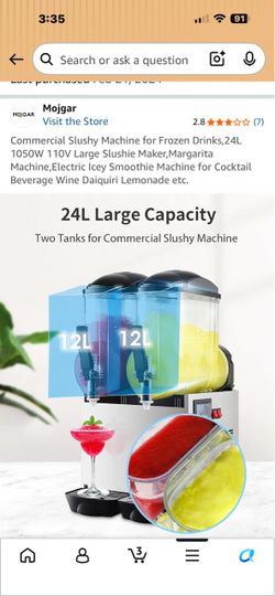 Comercial slushy machine