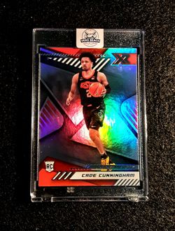 2021 Panini Chronicles XR Draft Picks Cade Cunningham Rookie Card SP Red