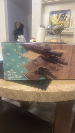 Willow Wood Wine Rack