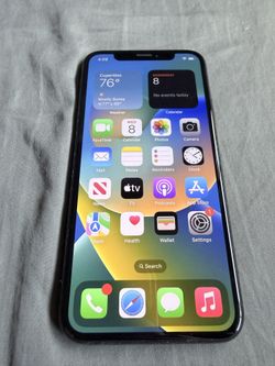 iPhone X 10 unlocked 64gb black