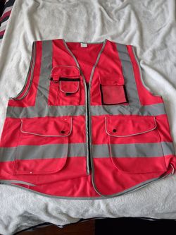 Safety vest working vest new large