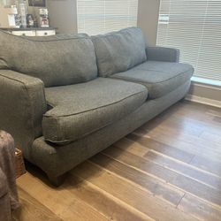 Regular size 4 to 6 person couch dark brown