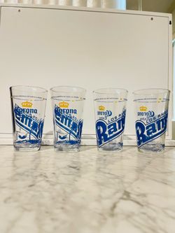LOS ANGELES RAMS BEER GLASSES. BEER GLASSES