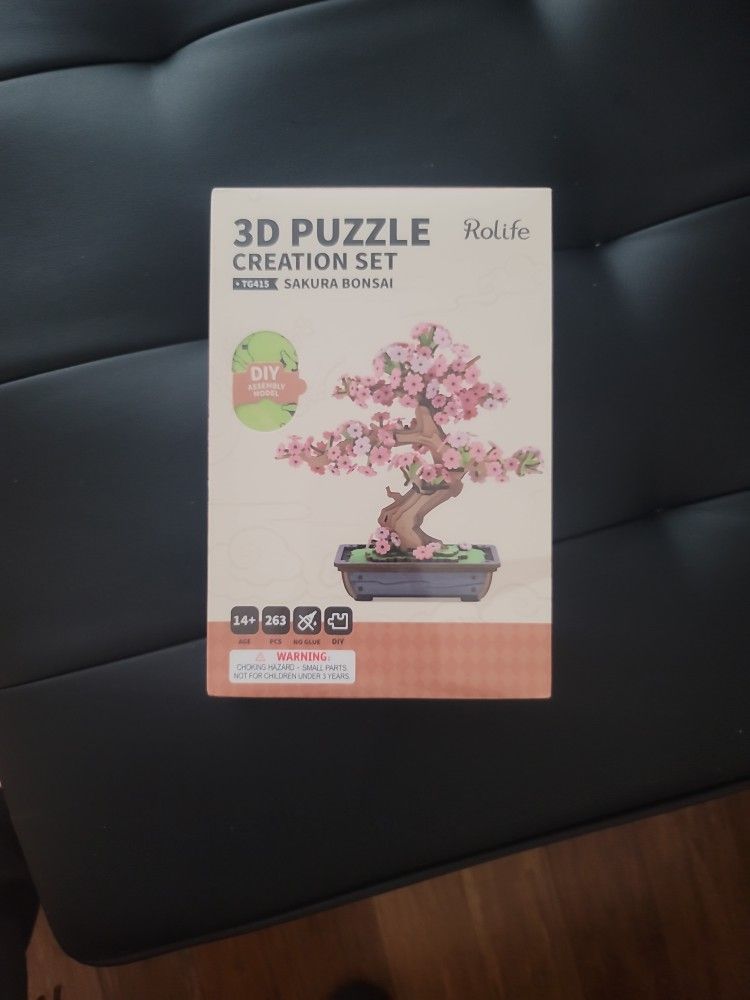 Rolife Sakura Bonsai DIY Wooden 3D Puzzle TG415