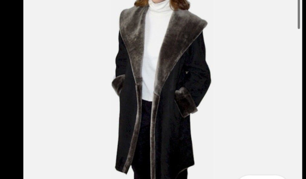 Black SHERLING 3 QUARTERS LONG