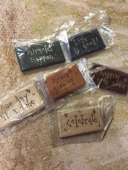 Wooden wine gift tags/ mini plaques