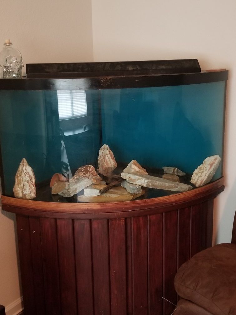 92gal corner tank