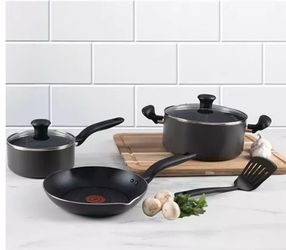 T-Fal Aluminum 6 Piece Cookware Set