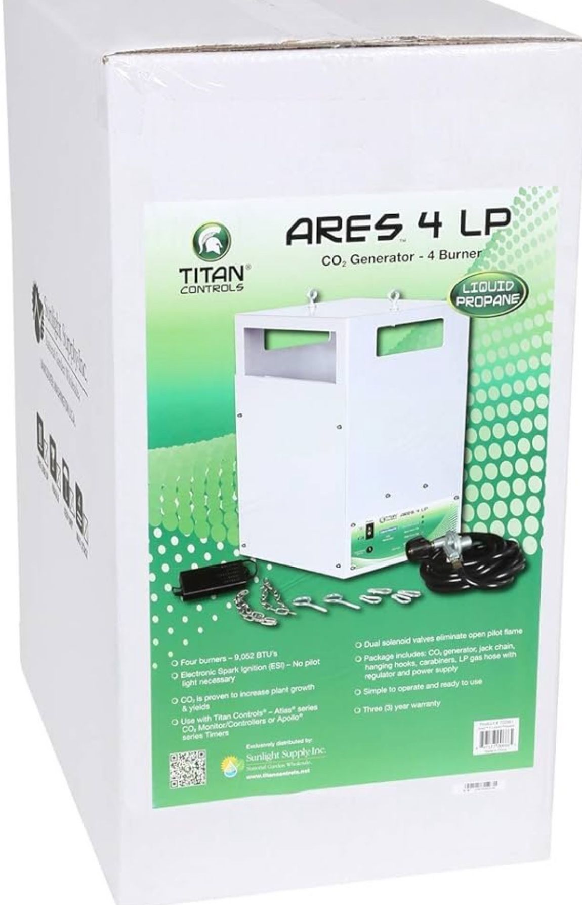 Titan Ares Co2 Burner Liquid Propane 