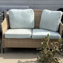 Wicker patio furniture 