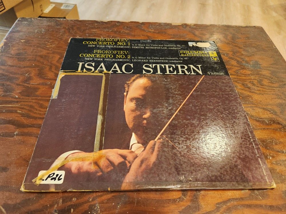 Isaac Stern Prokofiev Vinyl Record