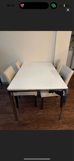 Dining table with 4 chairs
