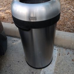30 gallons stainless Trash receptacle