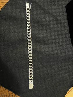 Sterling silver Cuban bracelet