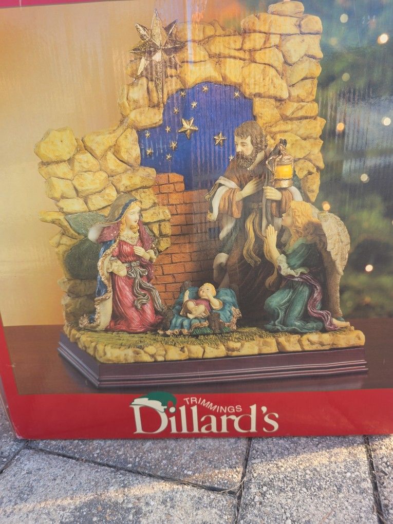 Hand Painted Nativity