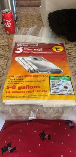Dry Vacuum filters only