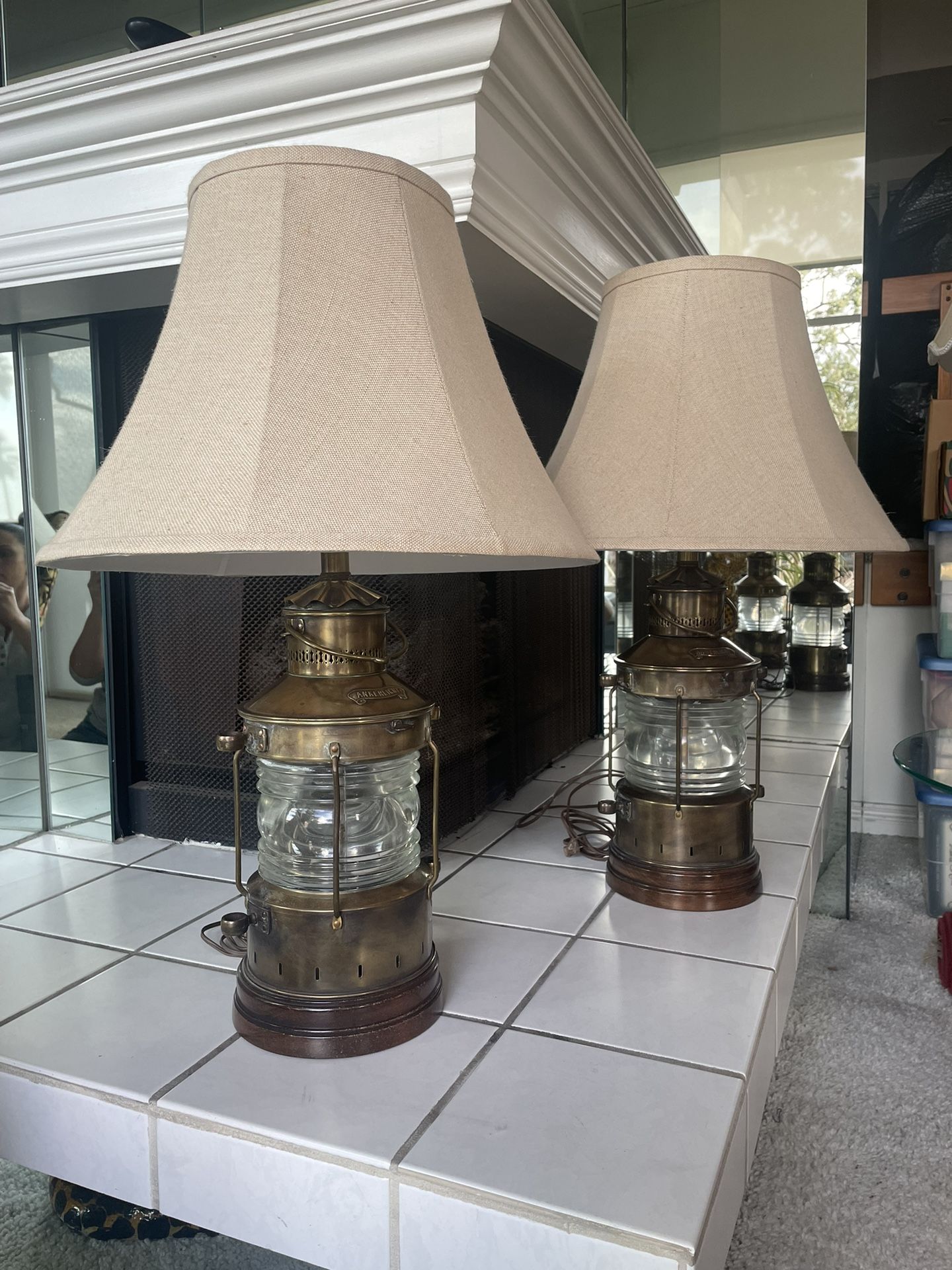 Unique Antique Nautical Ankerlicht Lamps