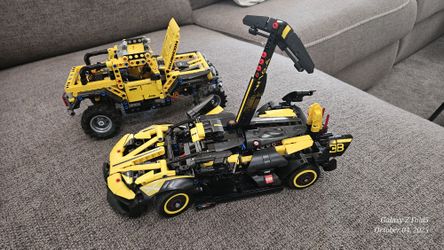 Lego Cars (Jeep Rubicon And Bugatti) NO Boxes