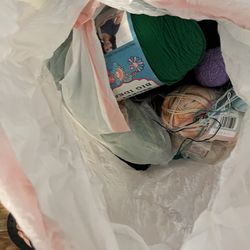 Bag Of Crochet/knitting Yarn 🧶 