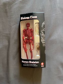Infernal ballet skeleton action figure red