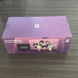 BTS tinytan Magic Door Diorama Light Clock