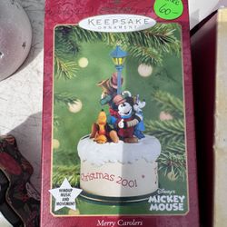 Disney Hallmark Keepsake Ornament “Merry Caroler’s”