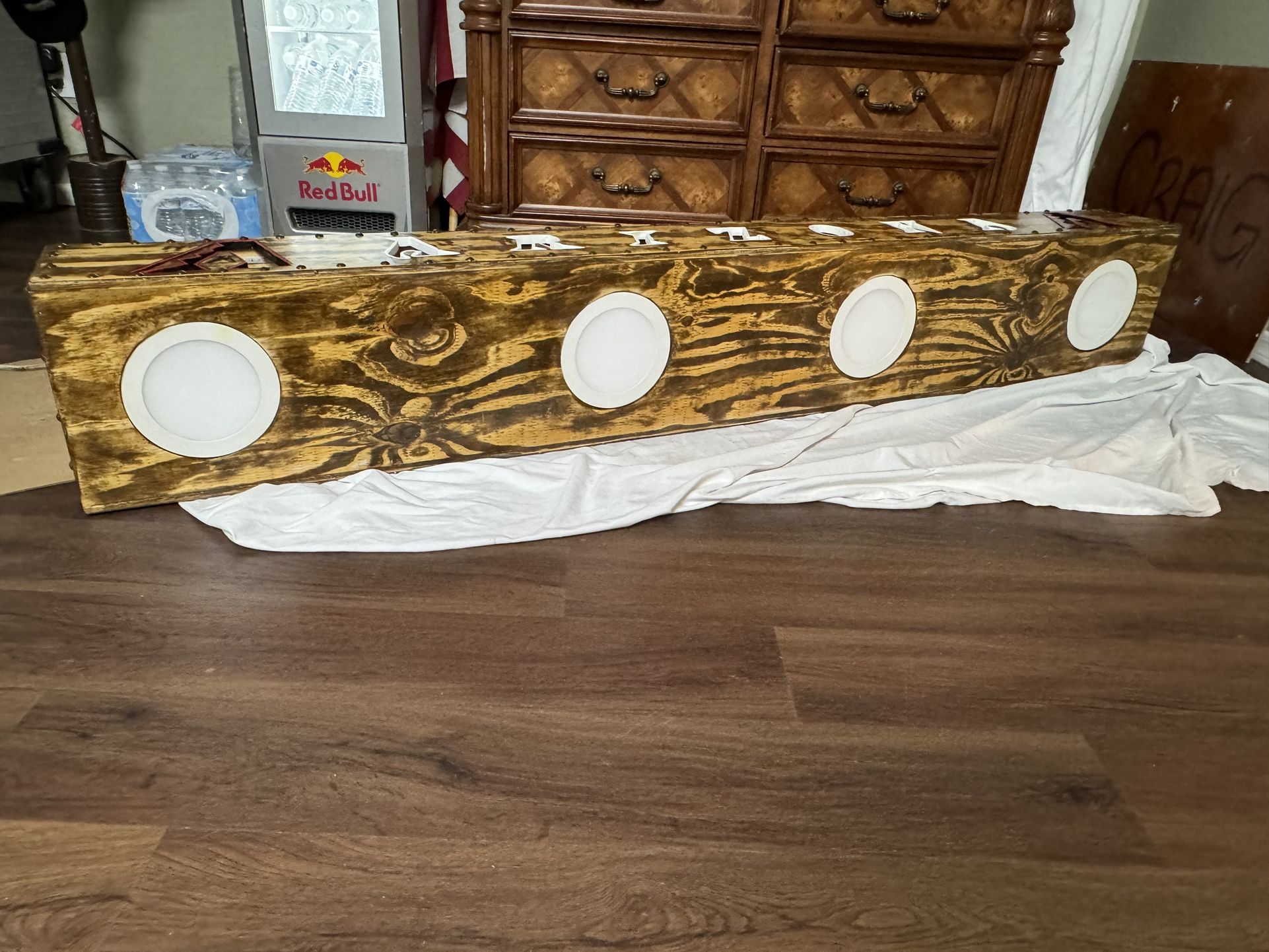 🔥 Custom Arizona Diamondbacks 6ft Hanging Light – One of a Kind! 🔥