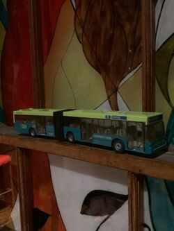 AMSTERDAM HOLLAND NL Connexion Route 56 Articulated Bus Die-Cast Model