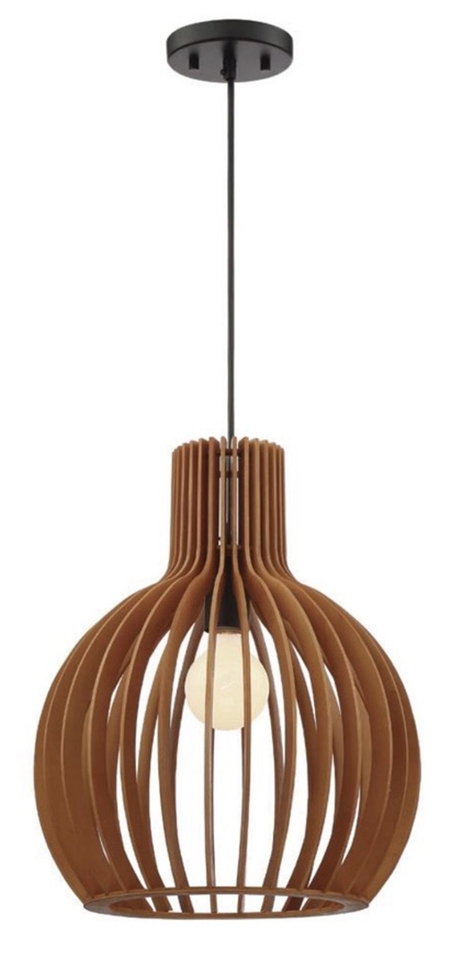 Designers Fountain Kahale 1-Light Mehana Wood Hanging Pendant