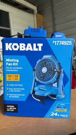 Kobalt 24V Max Misting Fan Kit – New in Box
