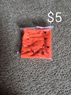Orange Multi-Functional Headwear Neck Gaiter