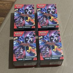 Pokemon TCG Destined Rivals Booster Bundle Box Sealed (4 Boxes) Factory Sealed