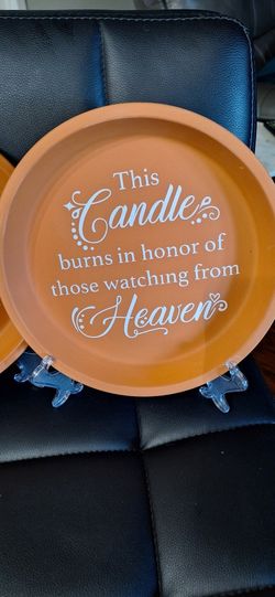 Wedding Decor Terra Cotta Memory Plate