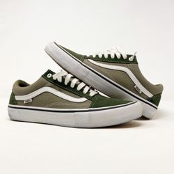 Olive Green Vans 11.5 