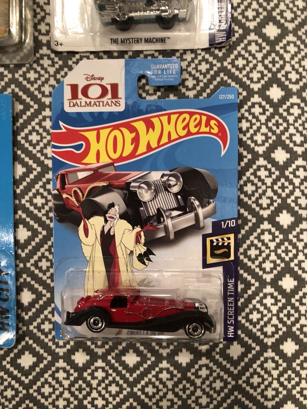 Cruella de Vil's Panther de Ville Hot Wheels car for Sale in Pasadena