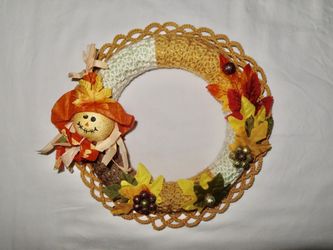 Fall crochet decoration