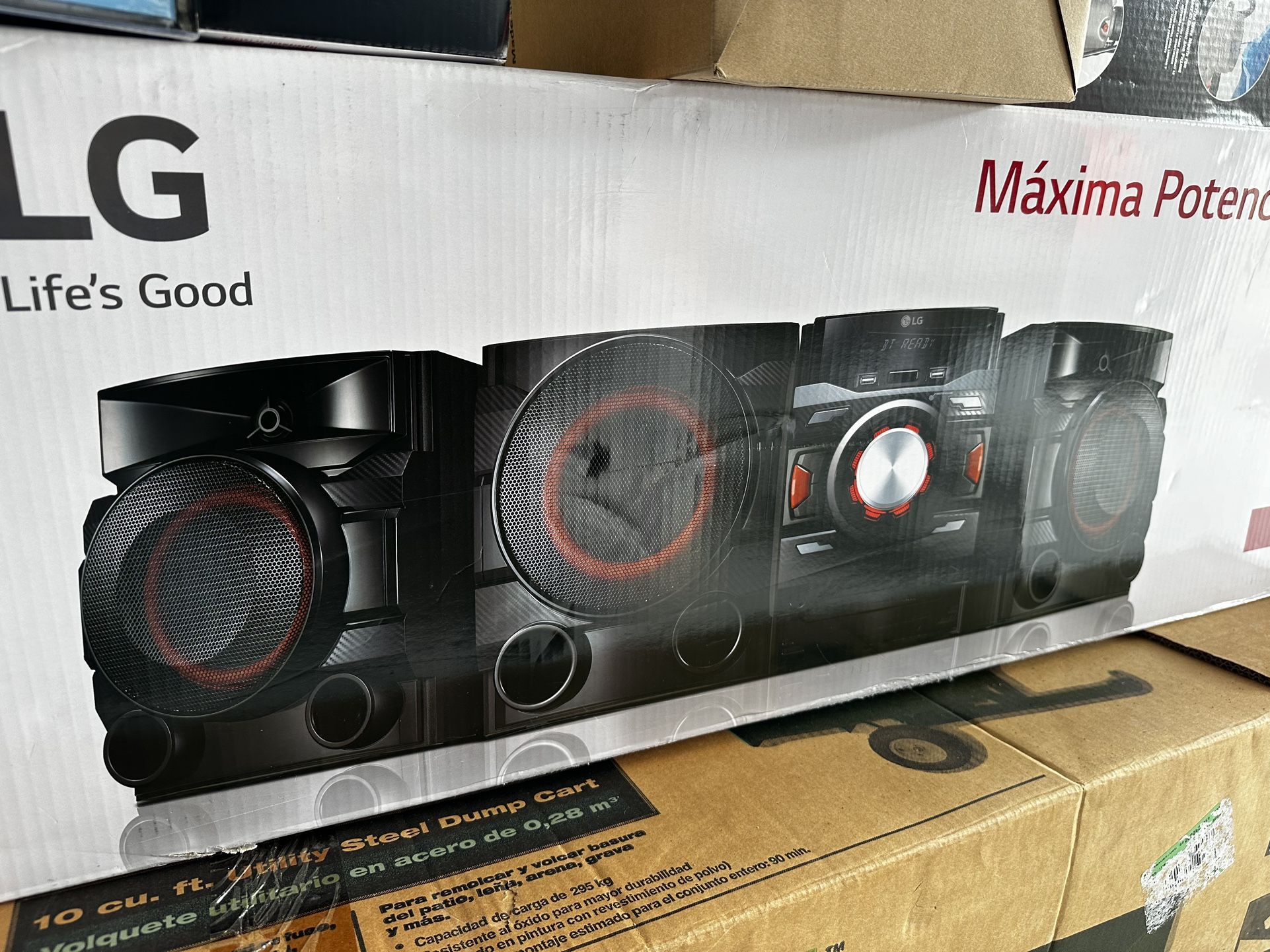 LG Audio Box Sound System 700 Watts, CD Player & Bluetooth