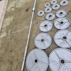 Olympic Weights And Barbell 7ft 